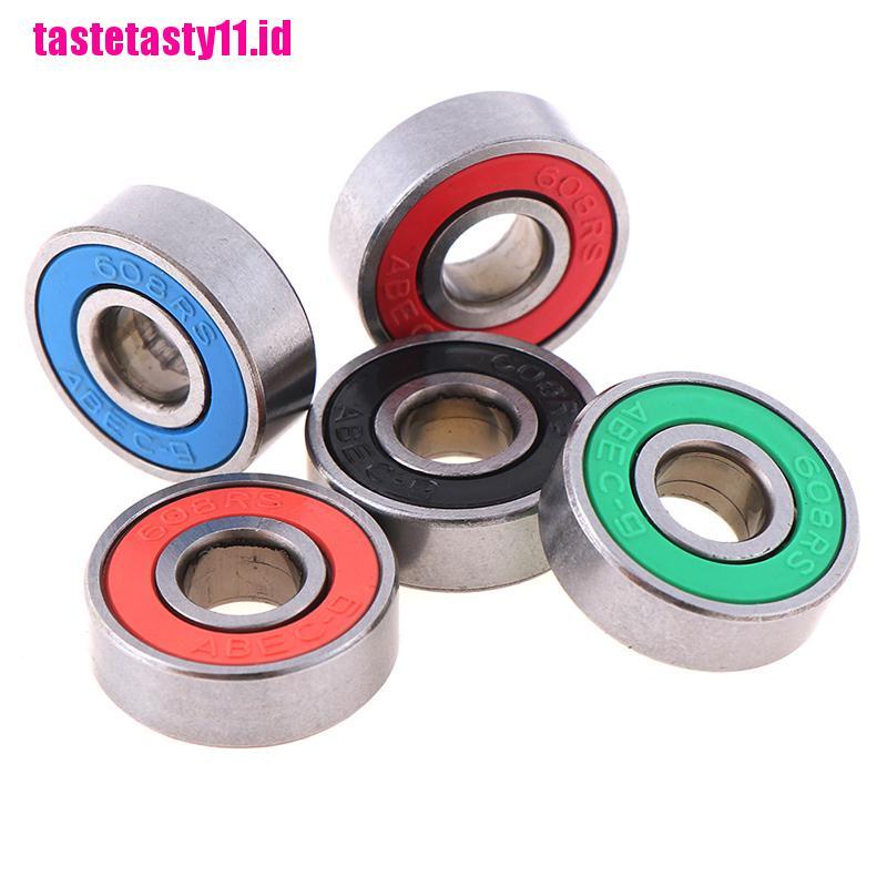 5 Pcs ABEC-9 608RS Roda roller Bola Segel Untuk Skuter skateboard