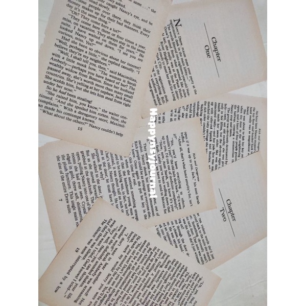 

Kertas Novel Satuan Bujo Junk Journal Diary