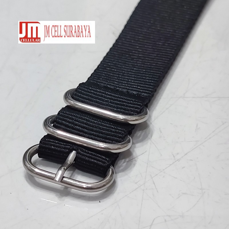 Tali Jam Watch Strap ROLEX 22mm Universal - Zulu Nato Metal Buckle