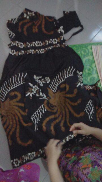 Batik Couple Keluarga Sania Ruffle Ori Ndoro Jowi Dnt Motif Ahy