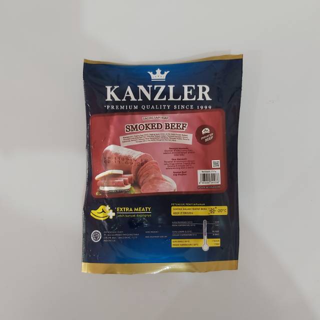 Kanzler Smoked Beef Daging Sapi Asap 250 g