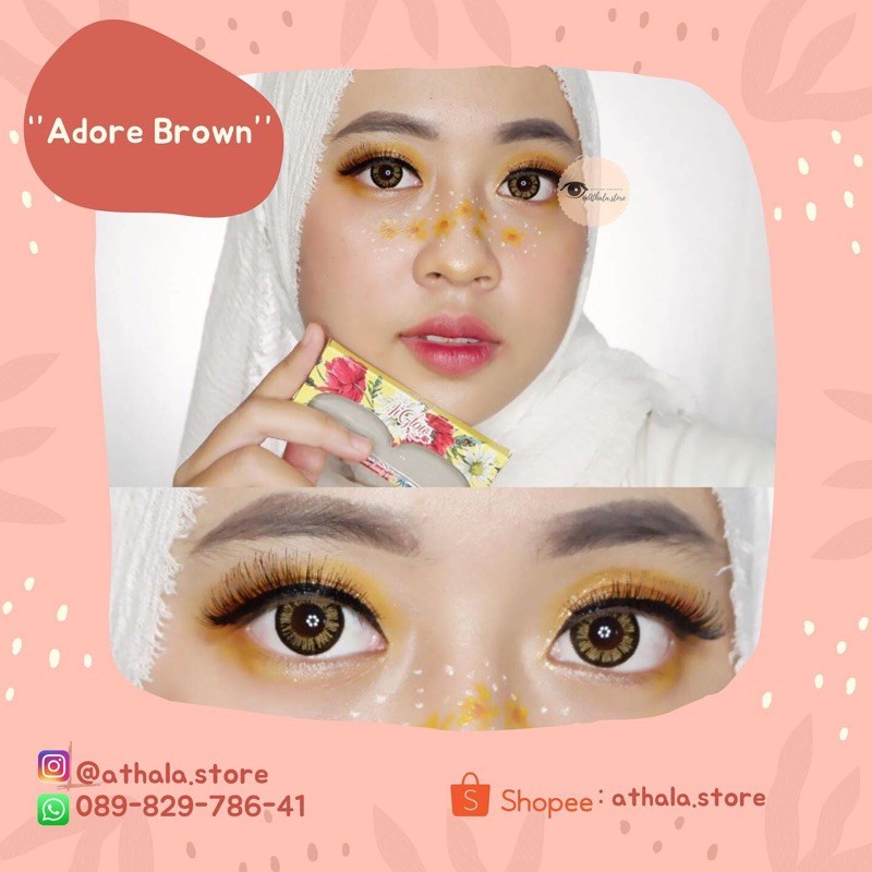 SOFTLENS ADORE BROWN / BISA MINUS