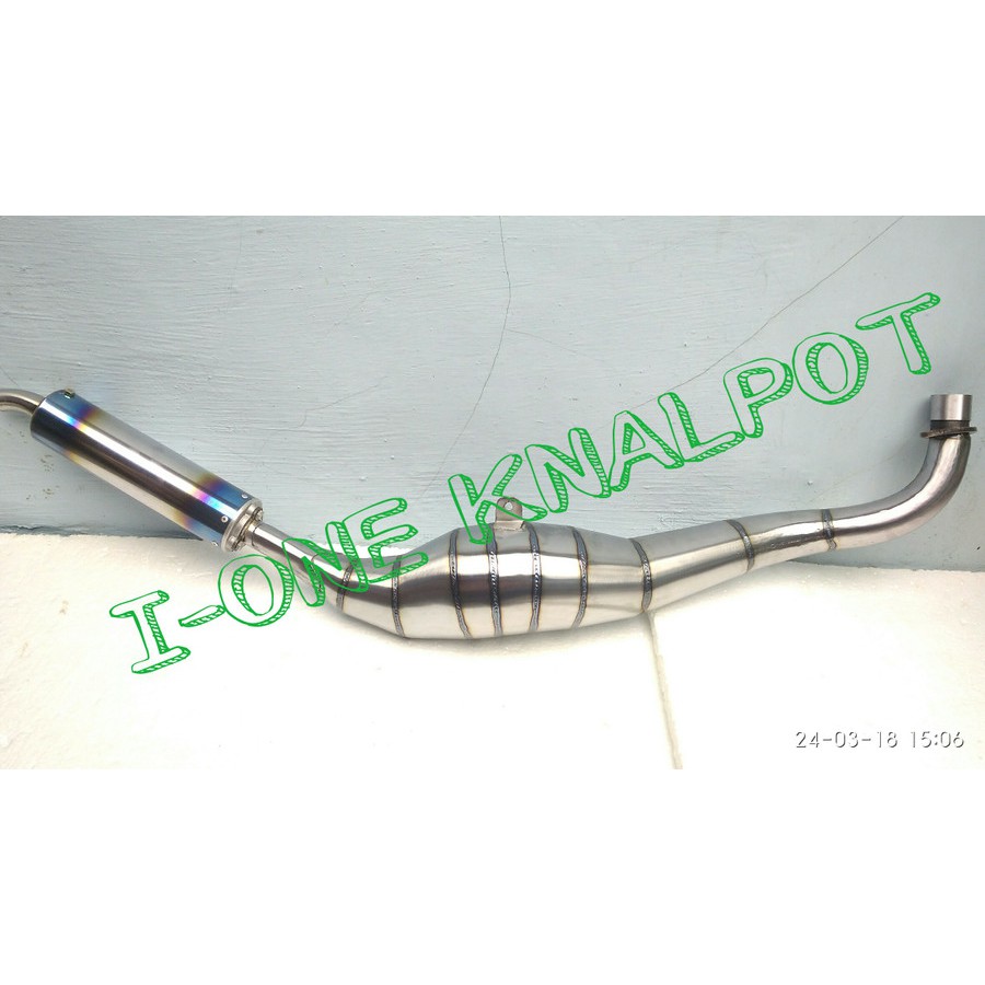 KNALPOT RACING FIZ R KALAJENGKING CHROOM