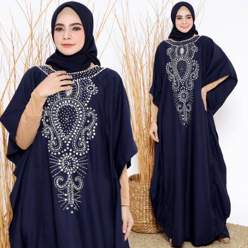 Kaftan Jumbo Dress Muslim Kaftan Wanita - Kaftan Jumbo Wanita Alia