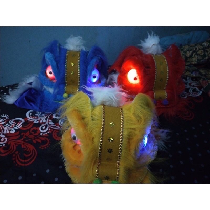 HARGA GROSIR MAINAN ANAK BARONGSAI MATA NYALA VARIASI 3 LED DENGAN TOMBOL