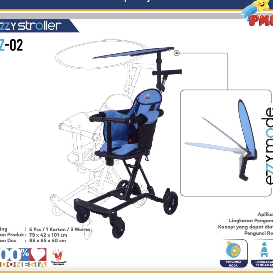Ezzy Stroller PMB EZ02 stroller pmb murah