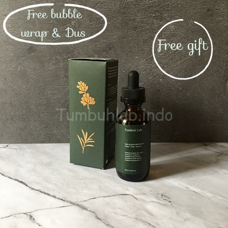 Tumbuhlab Tumbuh lab hair oil peppermint