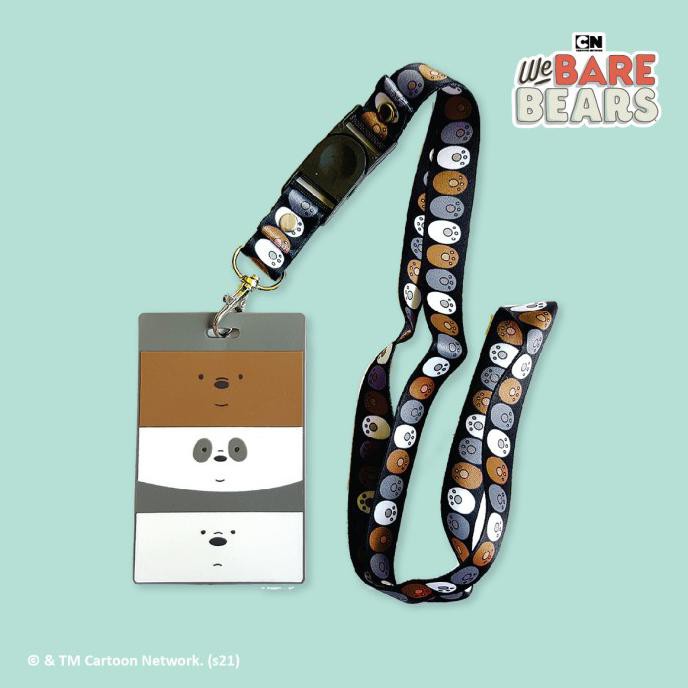 

✨BISA COD✨ We Bare Bears ID Card Holder & Lanyard Set