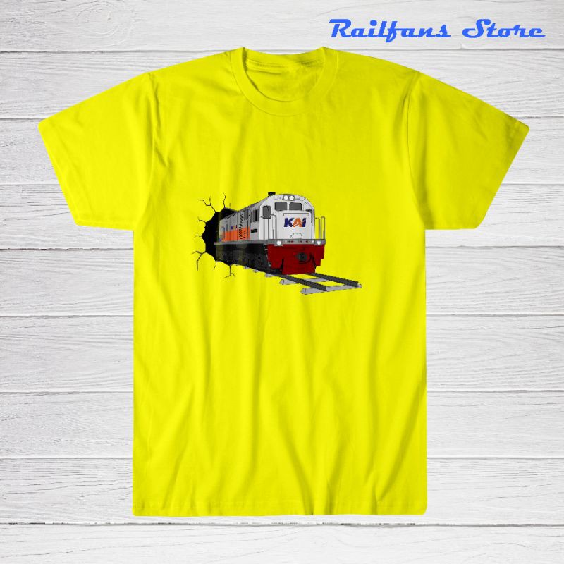 Kaos Unisex Lokomotif CC 201 3D