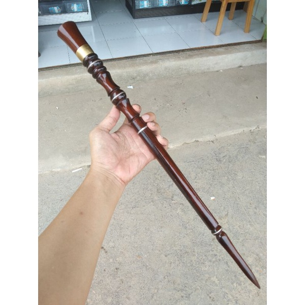 TONGKAT KOMANDO / TONGKAT KOMANDO UKIR / TONGKAT KOMANDO KAYU ULIN / TONGKAT KOMANDO dari bahan kayu