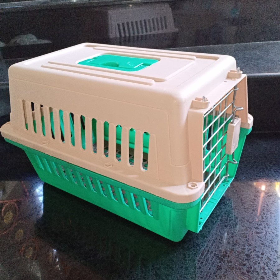 Pet cargo carrier tas travel hewan kucing Anjing Mini Kandang Tidur