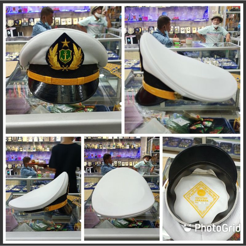 TOPI PET TARUNA PELAYARAN/ TOPI PET/ TOPI PET PELAYARAN