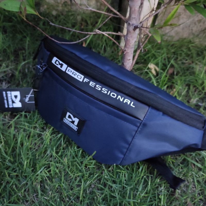 Tas Pria Original DM5 | Tas Selempang Pria Best Produk | Waist Bag Pria Model Distro