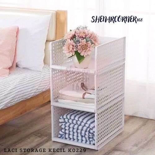 SHENAR STORAGE BOX LIPAT / RAK LACI STORAGE / RAK PAKAIAN SUSUN / STORAGE BOX PENYIMPANAN BARANG MAINAN ANAK / LACI ORGANIZER RAK BAJU SEPATU / KERANJANG BAJU LIPAT - STORAGE BOX LIPAT K0229, SHENARCORNER168