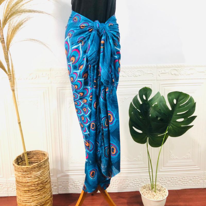 [Aira Daster] Kain pantai/Sarung pantai motif bunga/Kain pantai bendera amerika