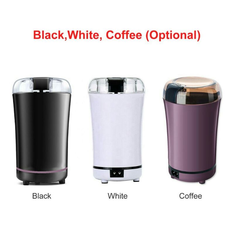 JJHome Penggiling Biji Kopi Elektrik Coffee Bean Pepper Grinder 300W - M150A - Black