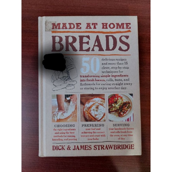 made at home breads recipe book dick & james strawbridge buku resep import