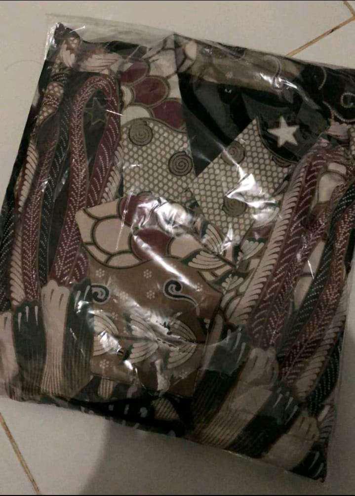 Kemeja Batik Premium Pria Lengan Panjang Modern Cowok Tenun Katun Prabuseno Full Furing Cap Abb 013