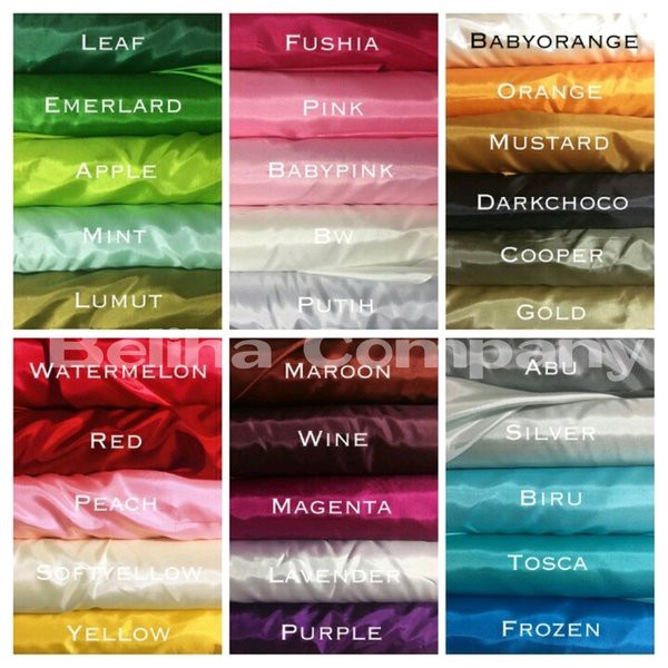 Terbaru   Kain Satin Furing