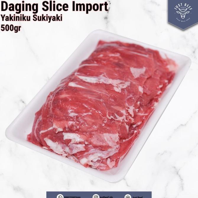 

Unik Daging Sapi Sliced Importyakiniku Sukiyaki Sliced 500 Gr Winutoko