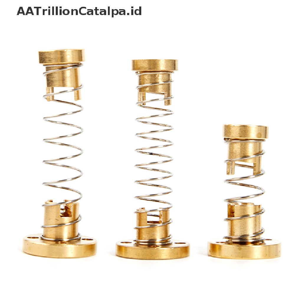 Aatrillioncatalpa T8 Mur Anti Backlash Ukuran 2MM 4MM 8MM Untuk Bagian Printer 3D