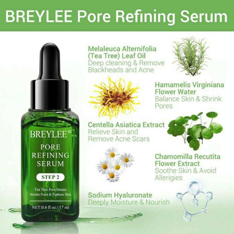 [BPOM] BREYLEE Blackhead Mask Peel Off &amp; Pore Refining Serum | Acne Treatment Serum