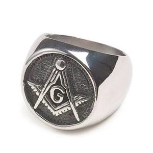 character ring Freemasons cincin illuminati old skull Freemason ring