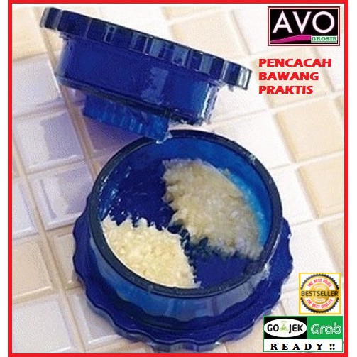 pencacah bawang pemotong bawang putih praktis Garlic Pro Mini onion chopper