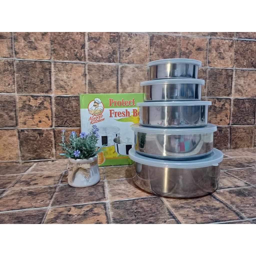 Rantang Beranak 5 Susun - Rantang Stainless Steel 5 Susun