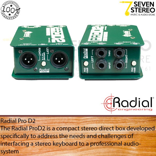 Radial Pro D2 Stereo Direct Box