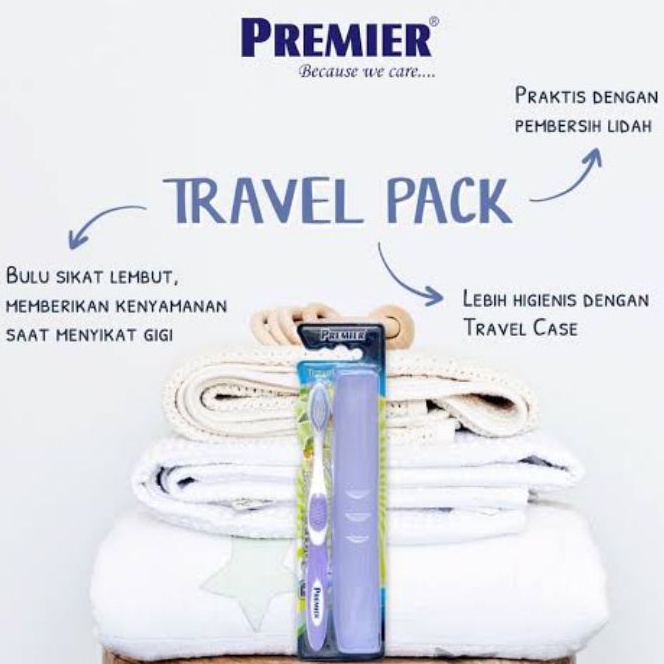 Premier Sikat Gigi Travel with Case