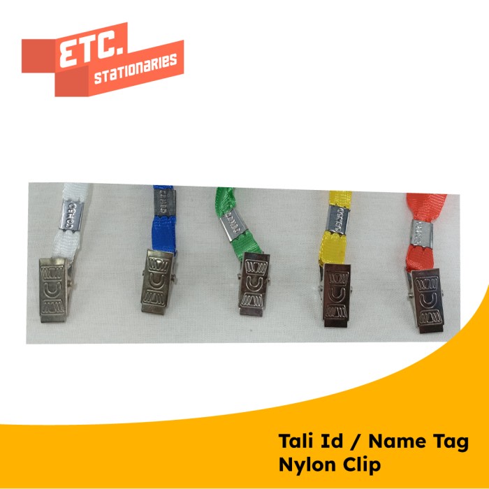 

Bergaransi Paket Bundling Id Card B4 + Tali Nylon Clip (Nyl) Sale!!!