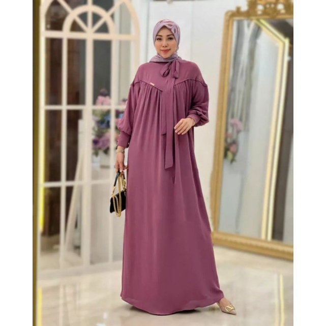 Melody Dress Jumbo/bahan crincle premium/ dress terbaru/dress 2022/dress jumbo