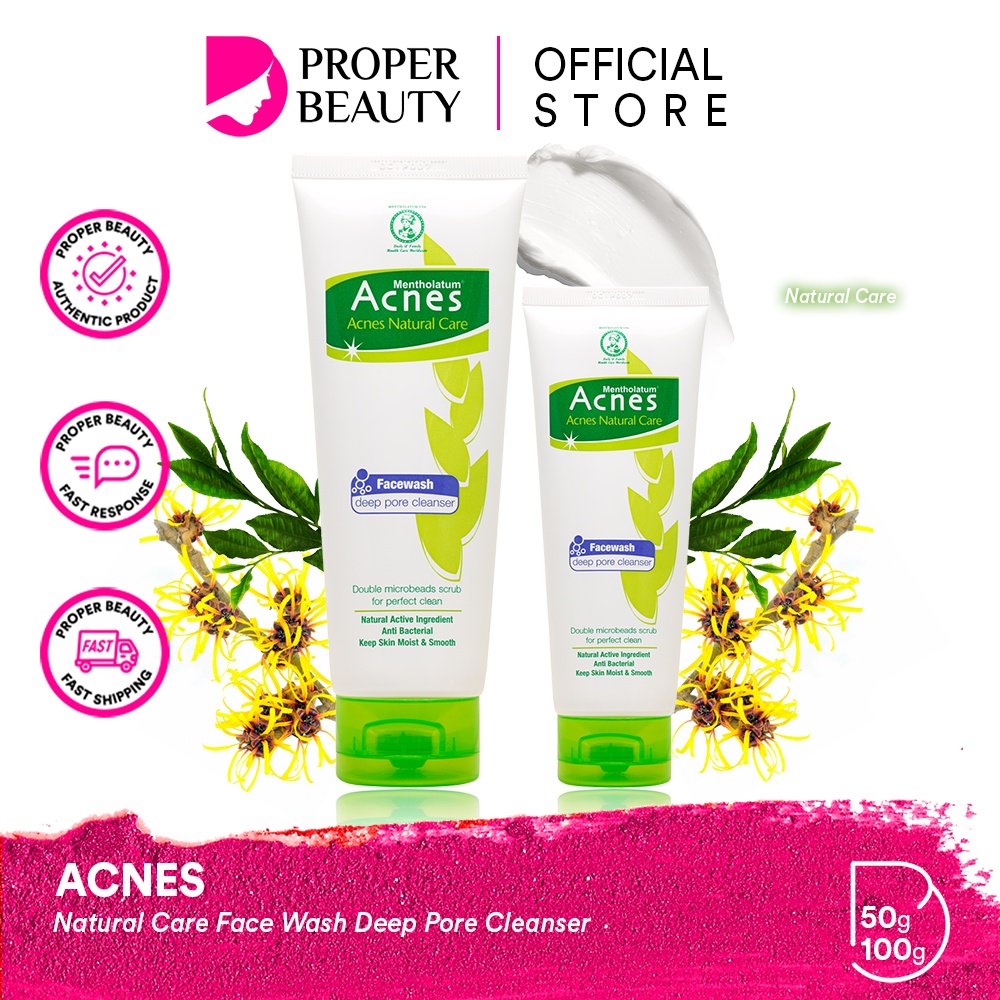 ACNES Natural Care Face Wash Deep Pore Cleanser Japan / Pembersih Wajah 50g 100g / Treatment Series / Complete White Oil Control Whitening Yogurt Touch Creamy Foaming Washing Bar Derma Gentle 80g / Skincare Facial Toner Serum Mask Cream / Rohto Paket Set