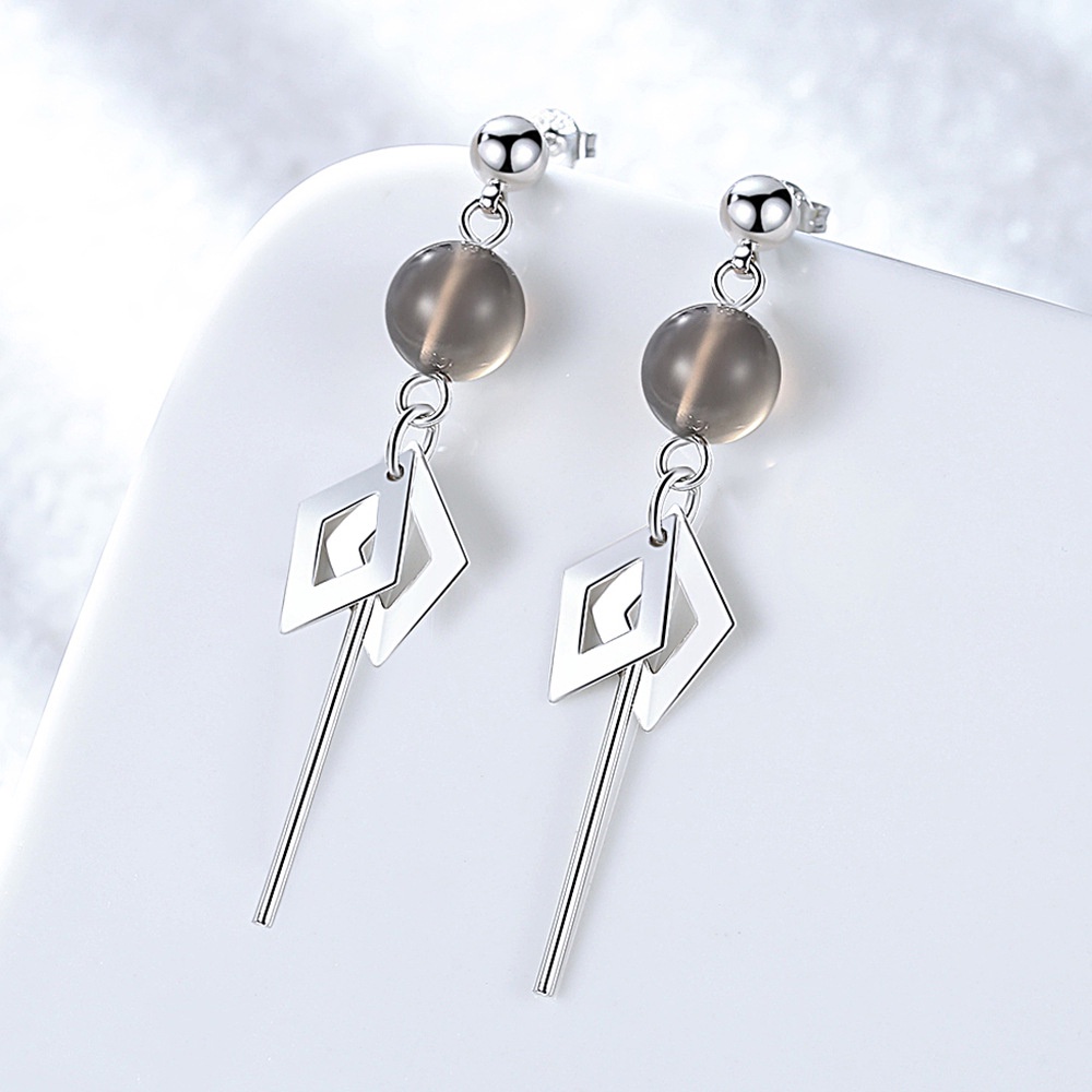 Anting Perak 925 Wanita Berlian Anting-Anting Perhiasan Fashion