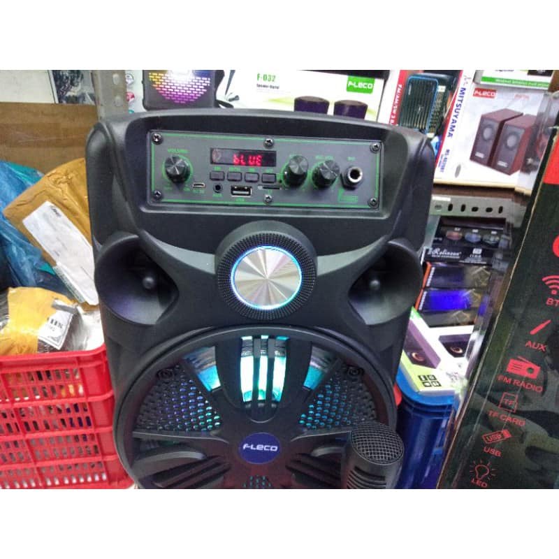 Speaker Bluetooth Karaoke FL-955C FREE MIC+REMOTE SUPER BASS