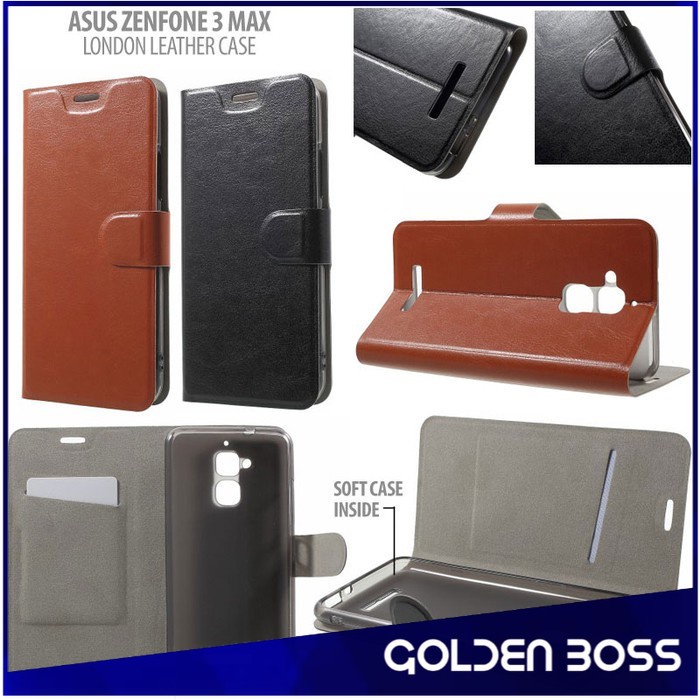 Asus Zenfone 3 Max 5Q Max Pro M1 M2 Huawei P30 Pro Flip Cover Wallet Leather Case Sarung Kulit HP
