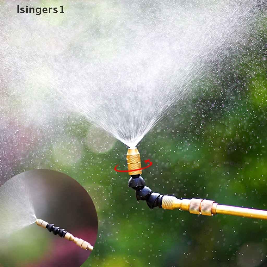 (lsingers1) 1pc Nozzle Spray Air Tekanan Tinggi Teleskopis