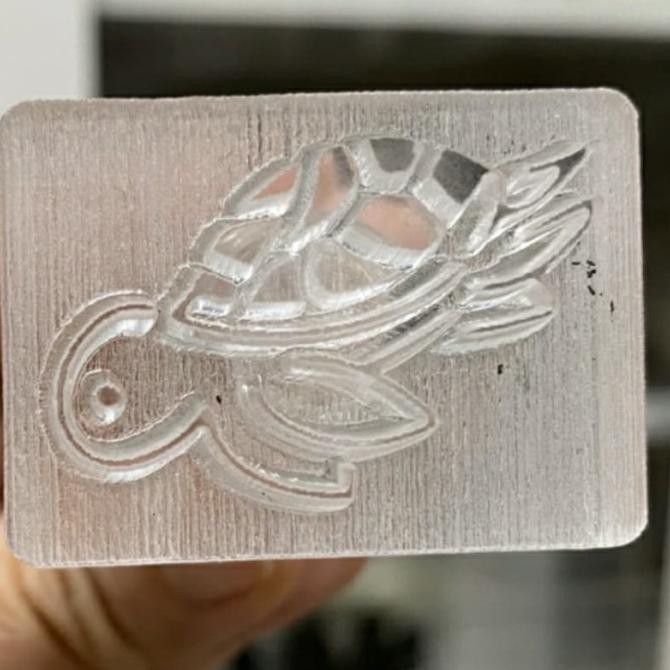 

Murah Custom Made Sea Turtle Soap Stamp Stempel Sabun Khusus Dengan Handle Bagus