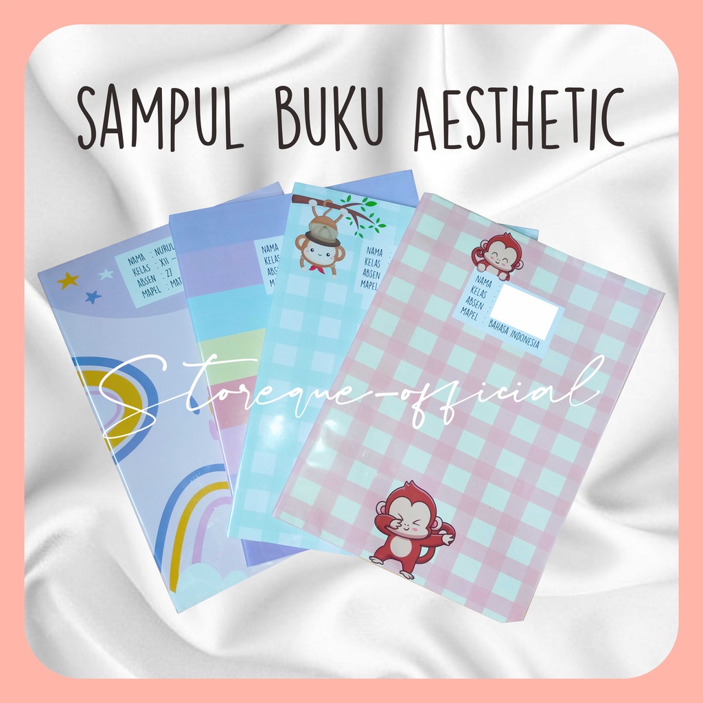 

[SATUAN] [DESAIN PERTAMA] SAMPUL BUKU AESTHETIC / BOOK COVER AESTHETIC LUCU