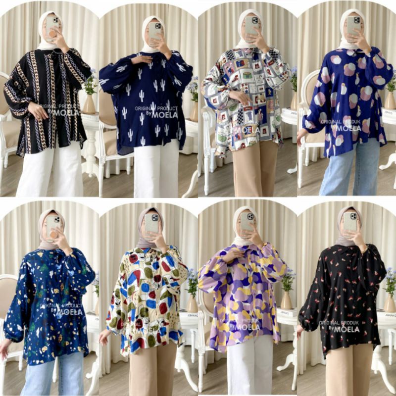 Oversize Blouse By Moela