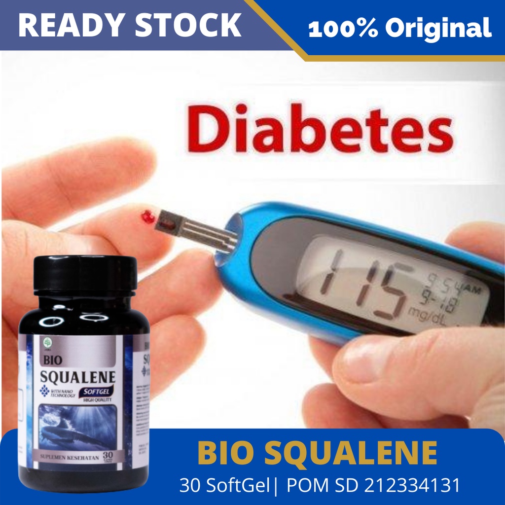 Obat Herbal Diabetes, Obat Diabetes Gula Kering, Obat Diabets Basah, Obat Luka Diabetes Kering, Obat Diabetes Paling Terbukti, Obat Gula Darah, Obat Kencing Manis, Obat Diabetes Melitus – Bio Squalene 100% Original BPOM