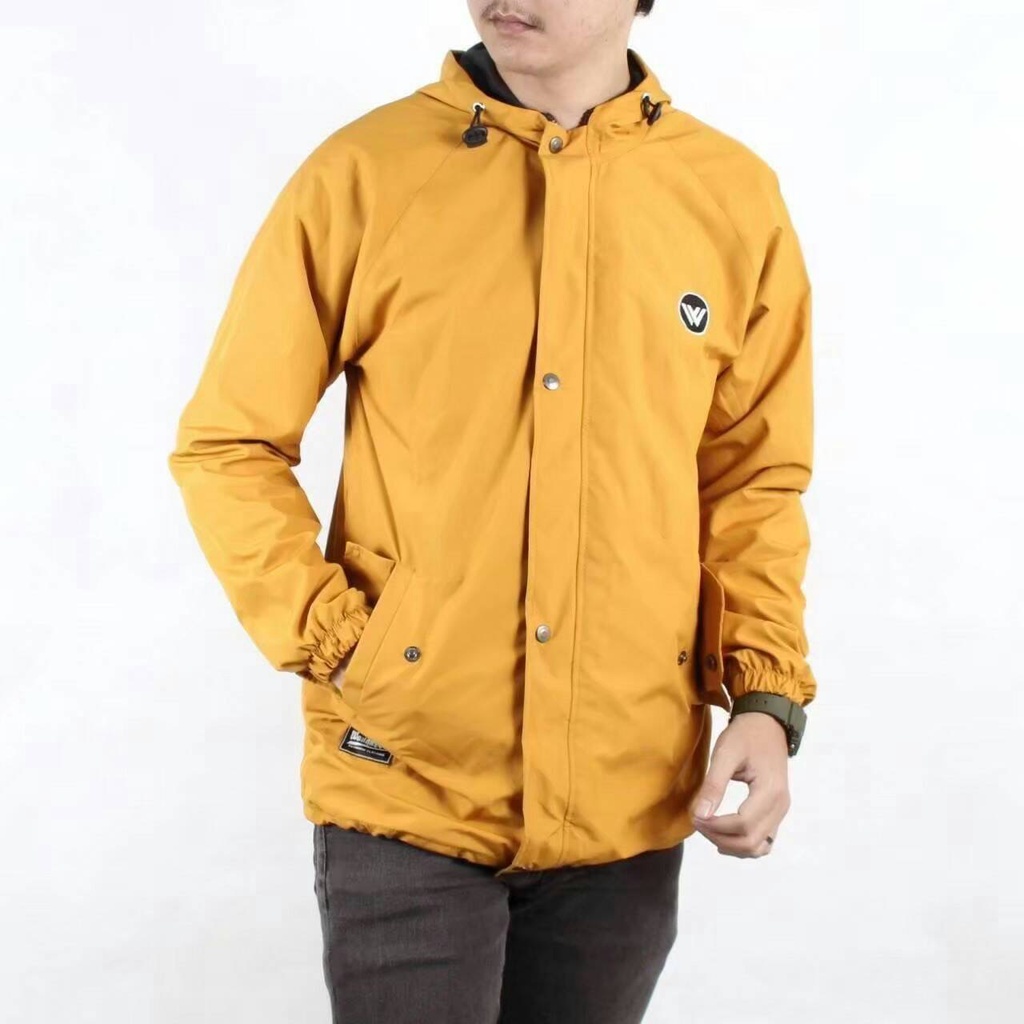 Jaket Casual Jaket Parasut Pria Yellow