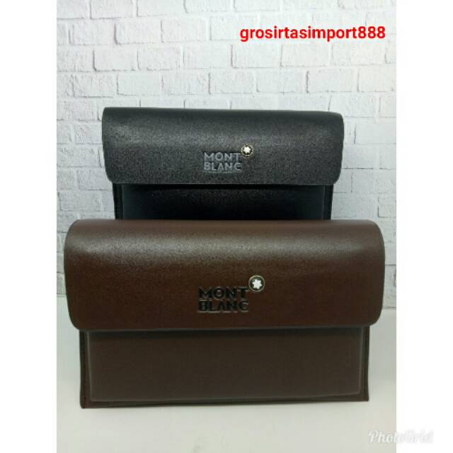 Handbag/ clutch/ tas tangan kulit MONTBLANC premium numlock protector