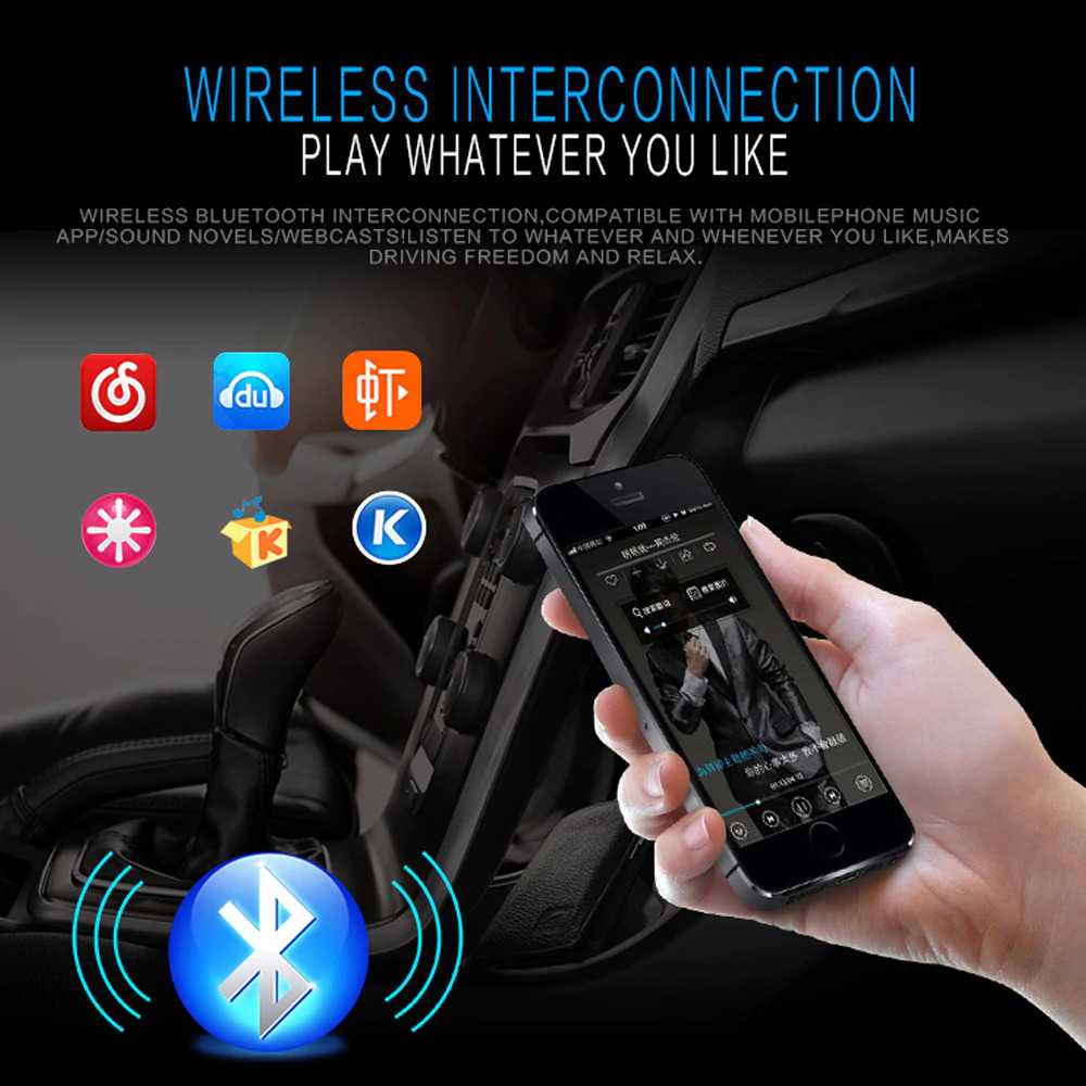 Tape Audio Mobil MP3 Player Bluetooth Receiver 12V / Tape Audio Mobil Lcd Avanza Agya Alya Xenia Grandmax Honda Brio Innova Kijang Sigra Mp3 Player Carry Yaris Multifungsi / Tape Mobil Android Avanza Canter Carry Calya Ertiga Futura Xenia Grandmax Blueto