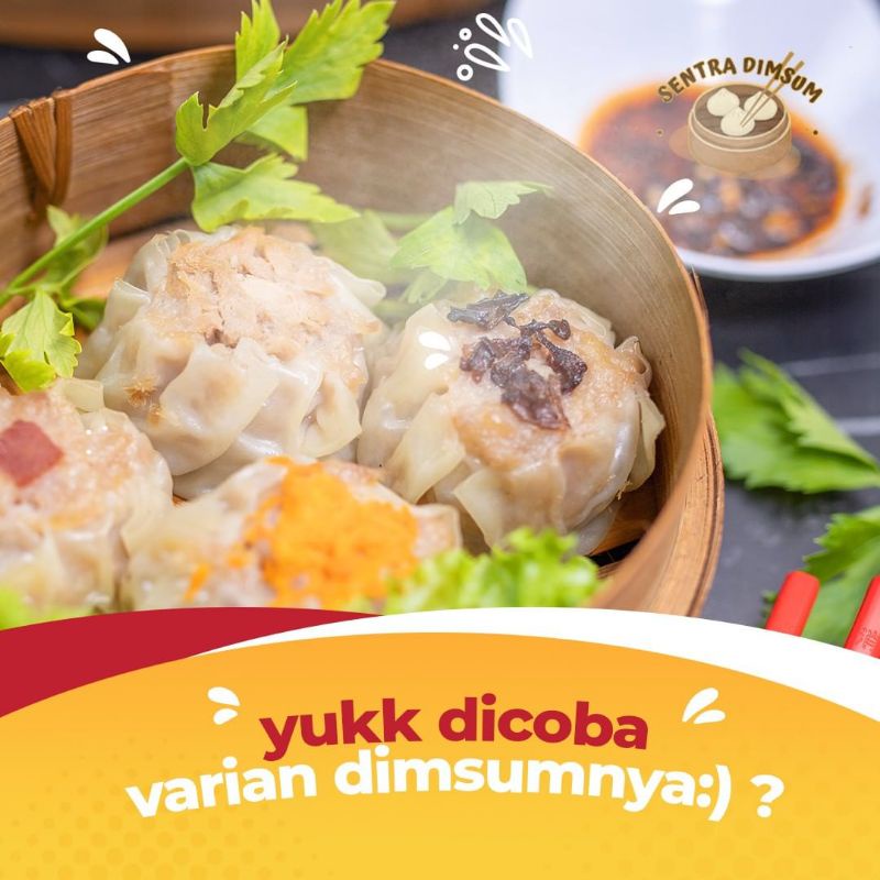 dimsum murah pabrik premium mix salmon frozen 50pcs distributor dimsum halal fresh