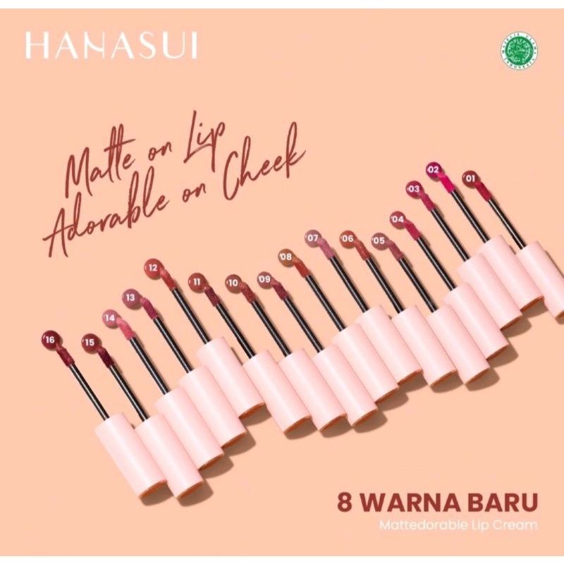 HANASUI LIPCREAM MATTEEDORABLE