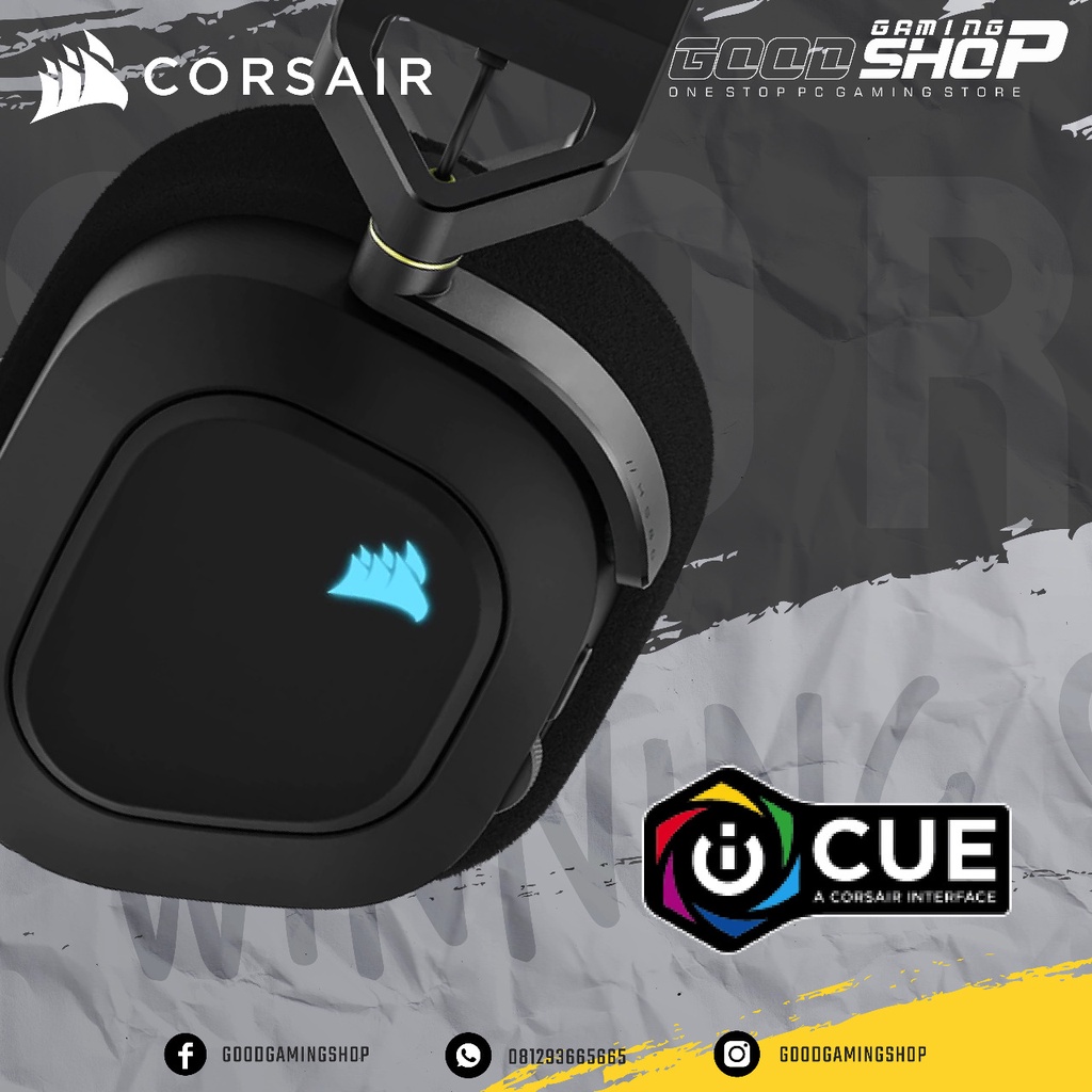 Corsair HS80 / HS-80 RGB Wireless Premium - Gaming Headset