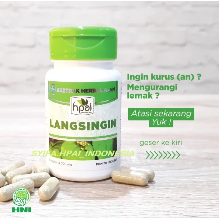 Langsingin Hpai Hni Pelangsing Herbal Langsing Tubuh Singset Turun Berat Badan Mengurangi Lemak Shopee Indonesia