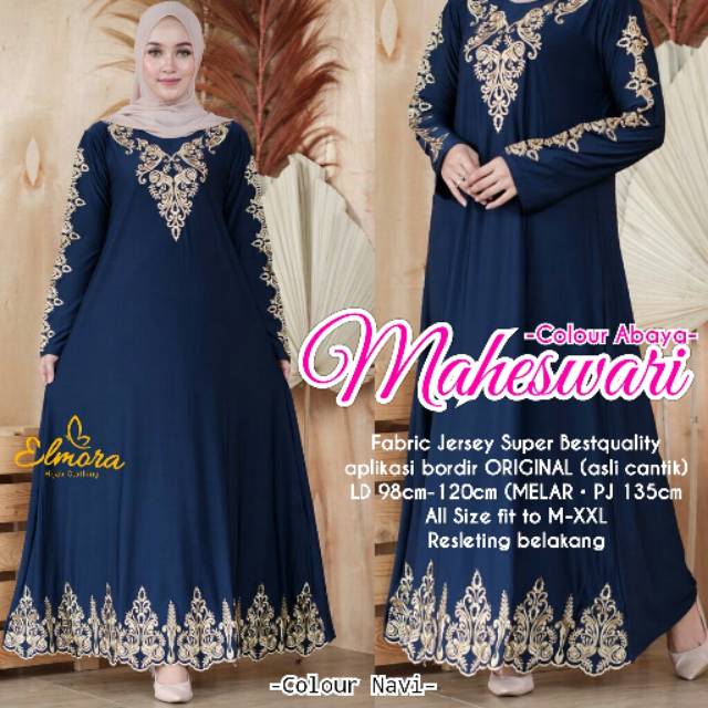 Gamis Maheswari warna